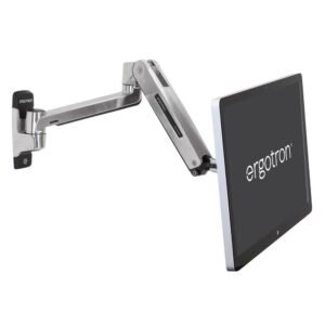 Ergotron 45-383-026 LX HD Sit-Stand Wall Mount LCD Arm, Polished