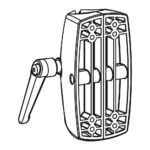 Ergotron 60-420-200 Large Pole Clamp: Black