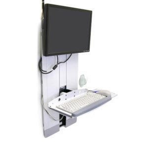 Ergotron 60-593-216 StyleView® Vertical Lift, High Traffic Areas (white)