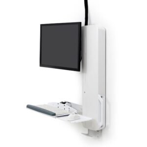 Ergotron 61-081-062 StyleView Sit-Stand VL High Traffic Areas, Bright White