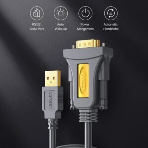 UGREEN 2 Ugreen USB C/RS232 DB9 Cable 1.5m Prolific Chipset | CM253-70612