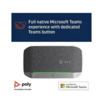 HP POLY 772D0AA HP Sync 20+ Speakerphone - Silver - USB - Microphone - Battery