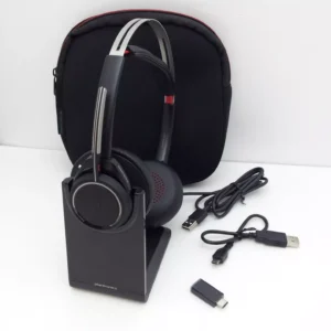 HP 7F0J0AA HP Poly Voyager Focus 2 B825-M Wireless On-ear Stereo Headset - Black