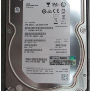 HPE 872772-001 HPE 872772-001 4TB 7200RPM 3.5in DS SATA-6G