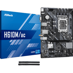 ASROCK 90-MXBHH0-A0UAYZ ASRock H610M/AC D4 (H610)