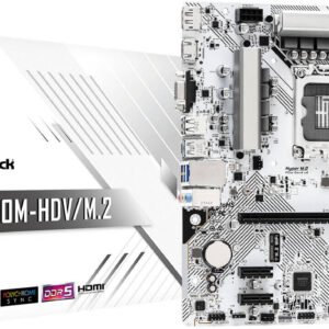 ASROCK 90-MXBMJ0-A0UAYZ ASROCK B760M-HDV/M.2 DDR5 (White) ASR-90-MXBMJ0-A0UAYZ