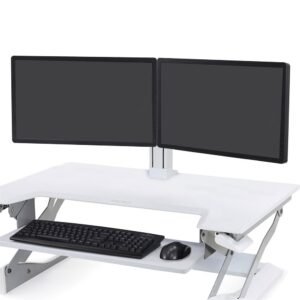 Ergotron  97-934-062 WorkFit Dual Monitor Kit, White