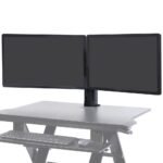 Ergotron  97-934-085 WorkFit Dual Monitor Kit, Ergotron Black