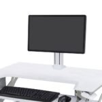 Ergotron  97-935-062 WorkFit Single LD Monitor Kit, White