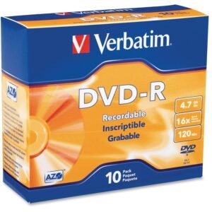 VERBATIM 95099 Verbatim DVD-R 16X 10pk SC