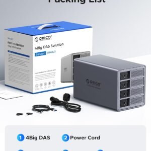 ORICO 9548U3 ORICO 4 Bay Hard Drive Enclosure Aluminum USB3.0
