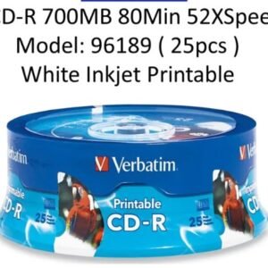 VERBATIM 96189 Verbatim CD-R Printable White surface 25pcs 96189