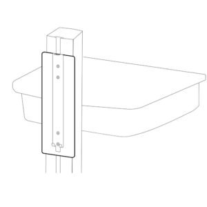 Ergotron 98-410 LiFeKinnex Track-Mount Kit for GCX
