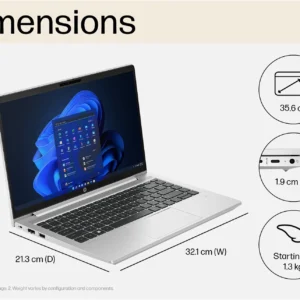 HP 9E412PT HP ProBook 440 G10 35.6 cm (14") Notebook - Full HD i5-1335U - 16 GB - 512 GB SSD