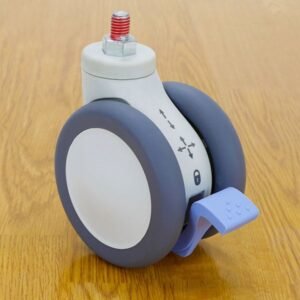 Ergotron 630-113-00 Caster, 5 inch, Dual Wheel, Tracking