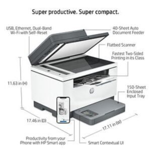 HP 9YG09A HP Laserjet MFP M236SDW AIO Printer