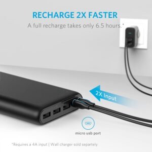 ANKER A1277H11 ANKER POWERCORE 26800MAH POWERBANK BLACK