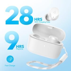 SOUNDCORE A3948021 Soundcore A20i Bluetooth Earbuds (White) A3948021