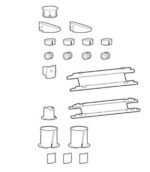 Ergotron  98-744-633 ACCESSORY, SPARE PARTS KIT, LX PRO WALL MOUNT SKUS, DIG