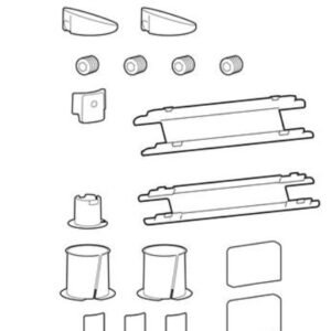 Ergotron 98-744-629 ACCESSORY, SPARE PARTS KIT, LX PRO WALL MOUNT SKUS, ESW