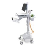 Ergotron SV42-6302-4 StyleView® Cart with LCD Pivot, LiFe Powered, AUS, NZL