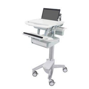 Ergotron SV43-1110-0 StyleView Laptop Cart, 1 Drawer