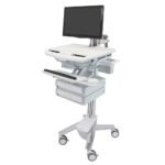 Ergotron SV43-1220-0 StyleView Cart with LCD Arm, 2 Drawers