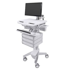 Ergotron SV43-1230-0 StyleView Cart with LCD Arm, 3 Drawers
