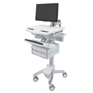 Ergotron SV43-1260-0 StyleView Cart with LCD Arm, 6 Drawers