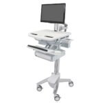Ergotron SV43-1310-0 StyleView Cart with LCD Pivot, 1 Drawers