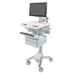 Ergotron SV43-1290-0 StyleView Cart with LCD Arm, 9 Drawers