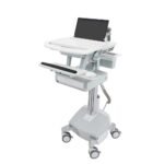 Ergotron SV44-1112-5 StyleView Laptop Cart, LiFe Powered, 1 Drawer, CHN