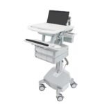 Ergotron SV44-1162-1 StyleView Laptop Cart, LiFe Powered, 6 Drawers, US, CAN