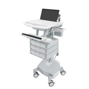 Ergotron SV44-1192-3 StyleView Laptop Cart, LiFe Powered, 9 Drawers, UK, IRL HKG, MYS, SAU-UK