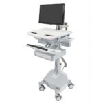 Ergotron SV44-1212-5 StyleView Cart with LCD Arm, LiFe Powered, 1 Drawer, CHN