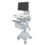 Ergotron SV44-13B2-3 StyleView Cart with LCD Pivot, LiFe Powered, Tall Drawer, UK, IRL, HKG, MYS, SNG, SAU-UK