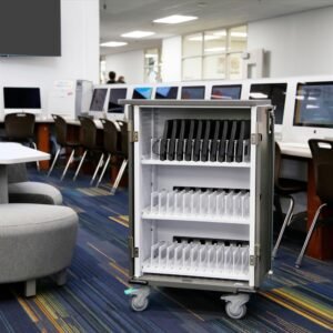 Ergotron YESMOR36-3 YesMor36 Chromebook Charging Cart, UK/IE/SNG/HK/MY. PWH