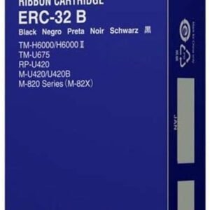 EPSON C43S015371 ERC‑32B Ribbon Cartridge (Black)