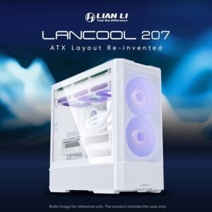 LIAN LI LAN207RW LIAN LI LANCOOL 207 WHITE  ATX Mid Tower ARGB Case LL 2038