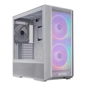 LIAN LI LANCOOL 216RW WHITE RGB WHITE ATX CASE Mid Tower Computer Case ,2x 16 cm ARGB Fans Included