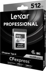 LEXAR LCXEXSL512G-RNENG Lexar Professional CFexpress 512GB Type B Card SILVER