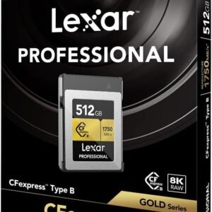 LEXAR LEXAR-LCXEXPR512G-RN 512GB - Lexar® Professional CFexpress™ Type B Card GOLD Series