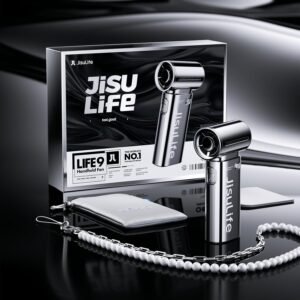 JISULIFE LIFE9-5000-GREY JisuLife Life9 5000mAh Handheld Fan - Grey