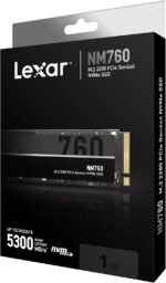 LEXAR LNM760X001T-RNNNG LEXAR NM760 1TB GEN4 NVME SSD (5300MB/s)