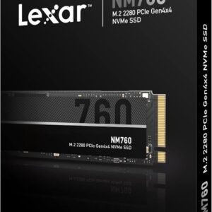 LEXAR LNM760X001T-RNNNG LEXAR NM760 1TB GEN4 NVME SSD (5300MB/s)