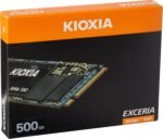KIOXIA LRC10Z500GG8 Kioxia LRC10Z500GG8 Exceria M.2 NVME SSD, 2100MB/s Read Speed, 500GB,Black