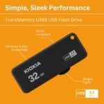 KIOXIA LU365K032GG4 KIOXIA TransMemory U365 USB3.2 Gen 1 R150