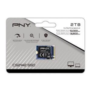 PNY M230CS2142-2TB-TB PNY SSD CS2142 M.2 2230 NVMe Gen4x4 SSD 2TB