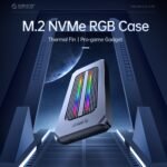 ORICO M2R1-G2 Orico Multi-Color Glowing RGB Gaming Style M.2 NVMe SSD Enclosure (10Gbps) 1)Material: Aluminum Alloy