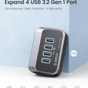 ORICO M34A-G2-05-BK-BP ORICO 4-PORT USB3.2 10G HUB